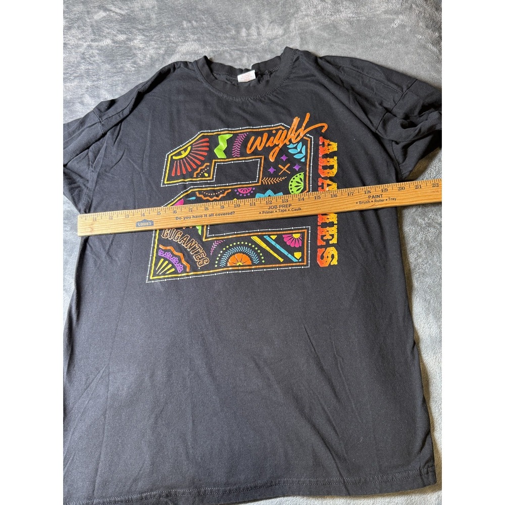 San Francisco Giants Shirt Mens M Black MLB Baseball Adames 2 Gigantes‎ Tee SGA - Picture 7 of 9